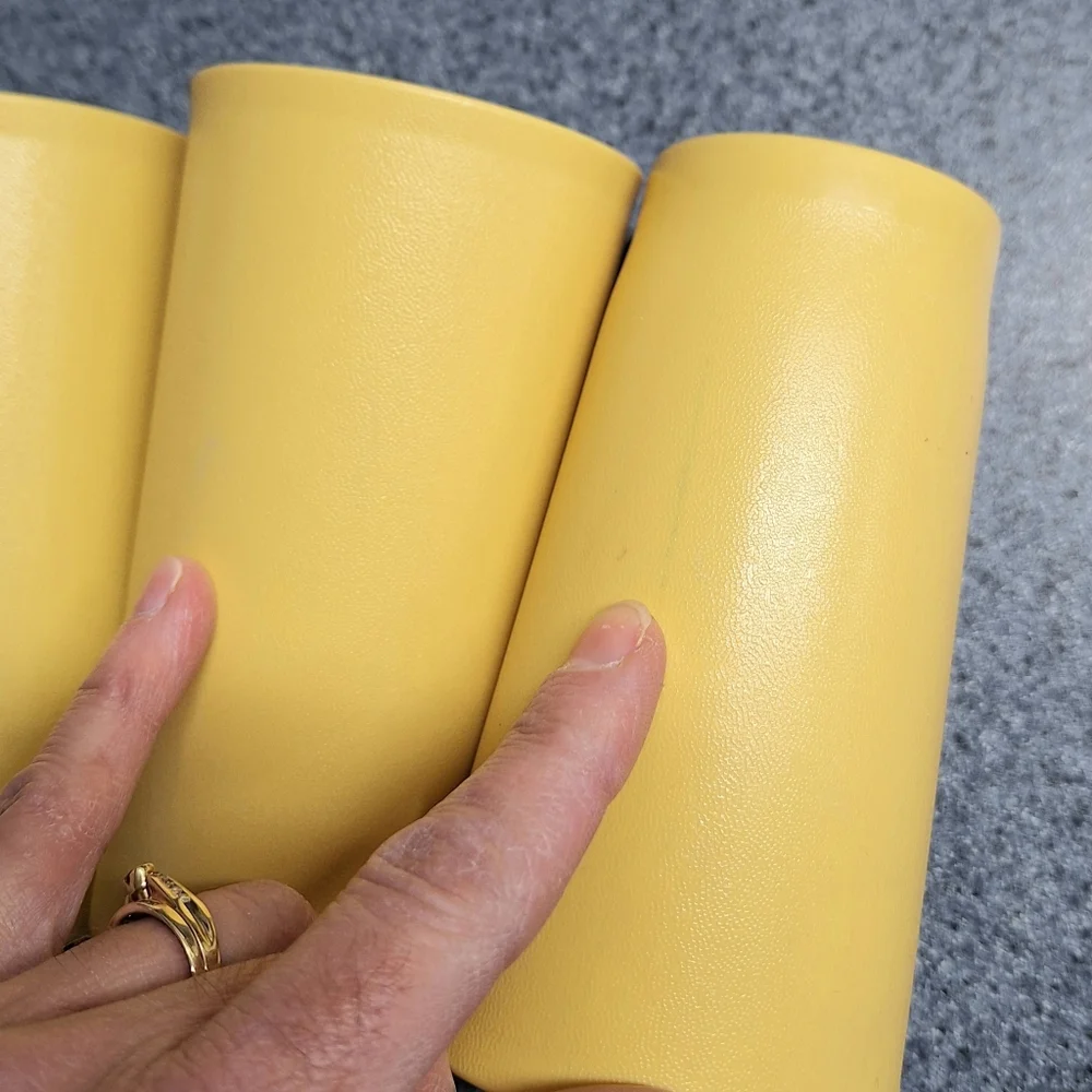 Vintage Tupperware Harvest Gold 10 Ounce Tumbler Set(4)